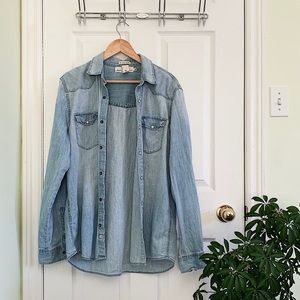 Men’s large casual button up